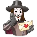 💌-Guy Fawkes, Telegram Sticker