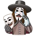 😢-Guy Fawkes, Telegram Sticker