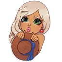 🙏-Gyaru, Telegram Sticker