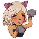 😽-Gyaru, Telegram Sticker