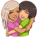 🤗-Gyaru, Telegram Sticker