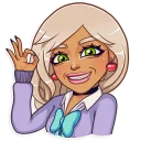 👌-Gyaru, Telegram Sticker