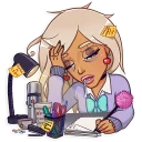 😪-Gyaru, Telegram Sticker