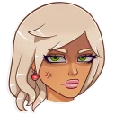 😑-Gyaru, Telegram Sticker