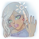 😔-Gyaru, Telegram Sticker
