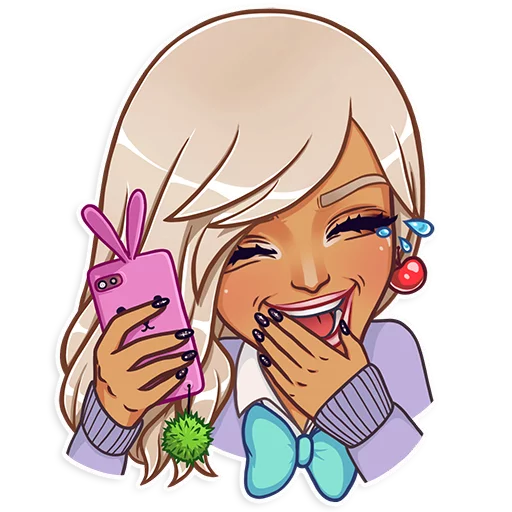 Gyaru, telegram sticker