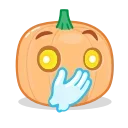 🤭-Halloween Pumpkin, Telegram Sticker