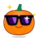 😎-Halloween Pumpkin, Telegram Sticker
