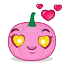😘-Halloween Pumpkin, Telegram Sticker