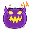 😈-Halloween Pumpkin, Telegram Sticker