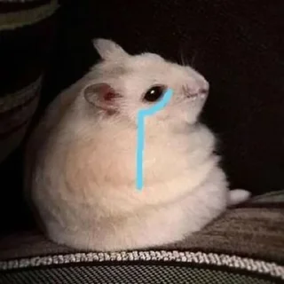 😢-Hamsters, Telegram Sticker