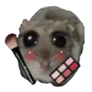 😗-sad hamster by weekkoi, Telegram Sticker