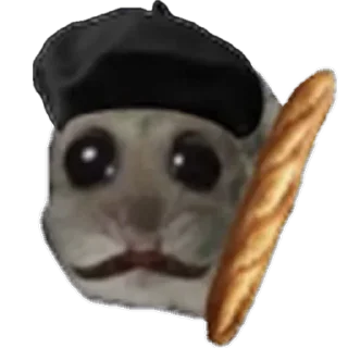 🇫🇷-sad hamster by weekkoi, Telegram Sticker