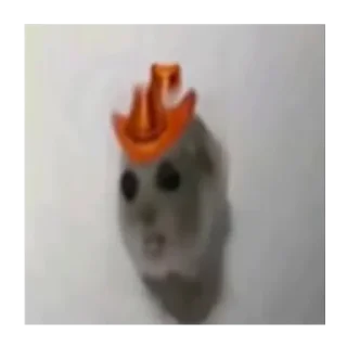 🤠-sad hamster by weekkoi, Telegram Sticker