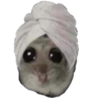 🙂-sad hamster by weekkoi, Telegram Sticker