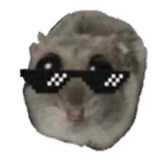👍-sad hamster by weekkoi, Telegram Sticker