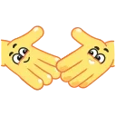 🤝-Hands for Friends, Telegram Sticker