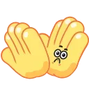 👏-Hands for Friends, Telegram Sticker