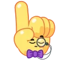☝️-Hands for Friends, Telegram Sticker