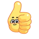 👍-Hands for Friends, Telegram Sticker
