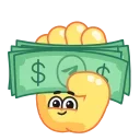 🤑-Hands for Friends, Telegram Sticker