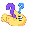 🤔-Hands for Friends, Telegram Sticker