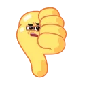 👎-Hands for Friends, Telegram Sticker