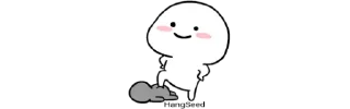😌-𓄂ʍ⃗ᴇᴍ͢ᴇ² @HANGSEED𖨘, Telegram Sticker