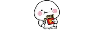 🍟-𓄂ʍ⃗ᴇᴍ͢ᴇ² @HANGSEED𖨘, Telegram Sticker