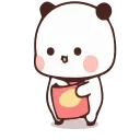 😋-CUTE | @HANGSEED, Telegram Sticker
