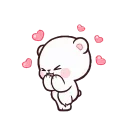 😍-CUTE | @HANGSEED, Telegram Sticker