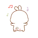 🍑-CUTE | @HANGSEED, Telegram Sticker