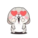 ❤️-CUTE | @HANGSEED, Telegram Sticker