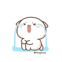 😭-CUTE | @HANGSEED, Telegram Sticker
