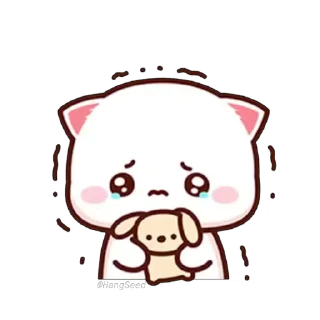 🥺-CuTIE CAT @HANGSEED, Telegram Sticker