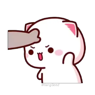 😡-CuTIE CAT @HANGSEED, Telegram Sticker