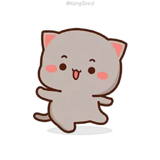 🕺-CuTIE CAT @HANGSEED, Telegram Sticker