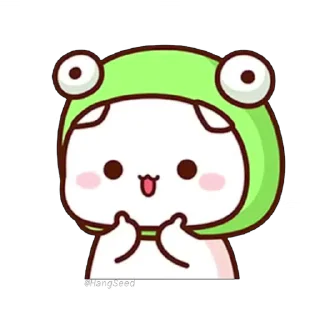 👍-CuTIE CAT @HANGSEED, Telegram Sticker