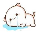 😭-CuTIE CAT @HANGSEED, Telegram Sticker