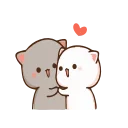 💖-CuTIE CAT @HANGSEED, Telegram Sticker