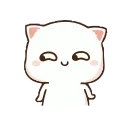 😏-CuTIE CAT @HANGSEED, Telegram Sticker