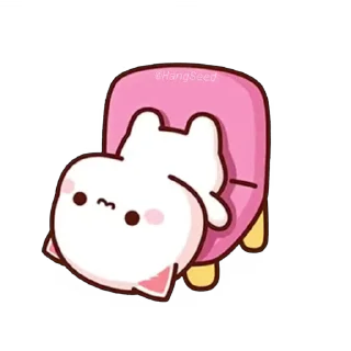 🙃-CuTIE CAT @HANGSEED, Telegram Sticker