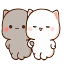 💃-CuTIE CAT @HANGSEED, Telegram Sticker