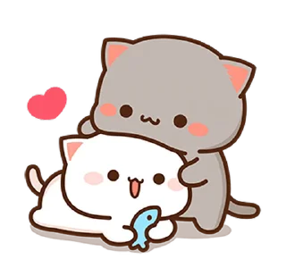 🥰-CuTIE CAT @HANGSEED, Telegram Sticker