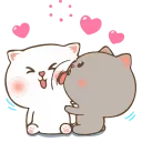 ❤️-CuTIE CAT @HANGSEED, Telegram Sticker
