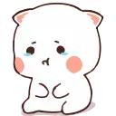 😭-CuTIE CAT @HANGSEED, Telegram Sticker
