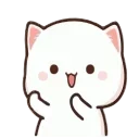 💃-CuTIE CAT @HANGSEED, Telegram Sticker