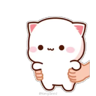 😠-CuTIE CAT @HANGSEED, Telegram Sticker
