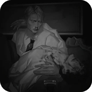 🍷-Hannigram aesthetics. @encrette, Telegram Sticker