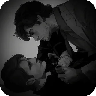 🍷-Hannigram aesthetics. @encrette, Telegram Sticker